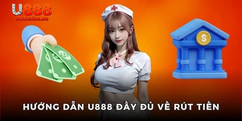 Hướng dẫn U888 về thao tác rút tiền